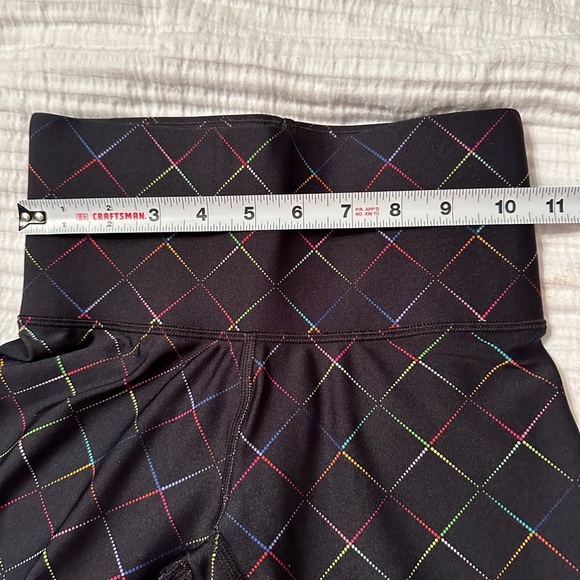 Terez Black Colorful Diamond Leggings - NWOT - Size XXS - Picture 7 of 9